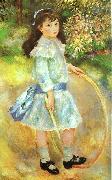 Pierre Renoir Girl with a Hoop oil painting